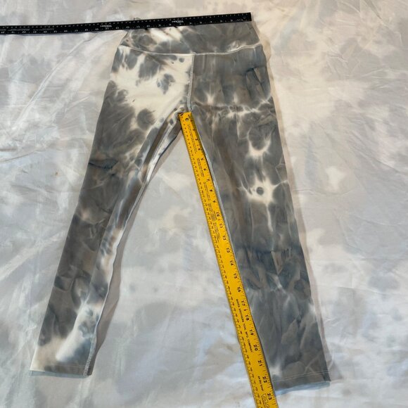 Tie Dye High Waisted Leggings By Sage Collective Women Size S Smoke - Picture 5 of 8
